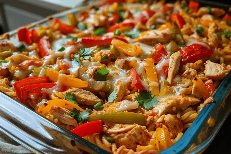 Fajita Chicken Casserole