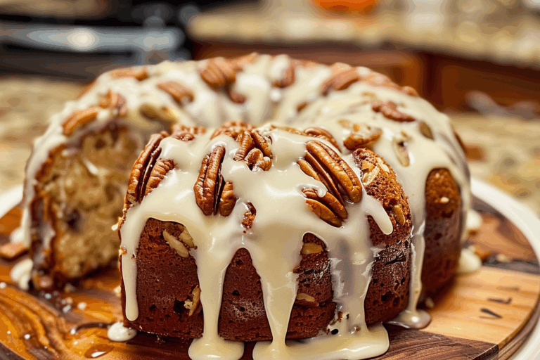 Butter Pecan Cake with Cream Cheese Icing