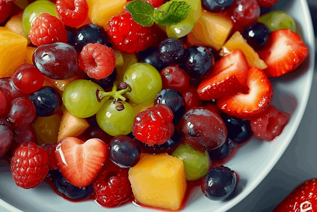 Grape Berry Fruit Salad