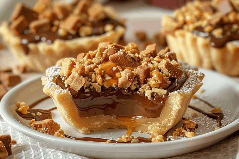 Butterfinger Caramel Crunch Mini Pies