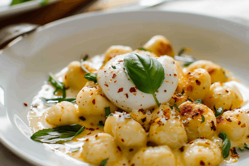 Marry Me Gnocchi with a Burrata Surprise
