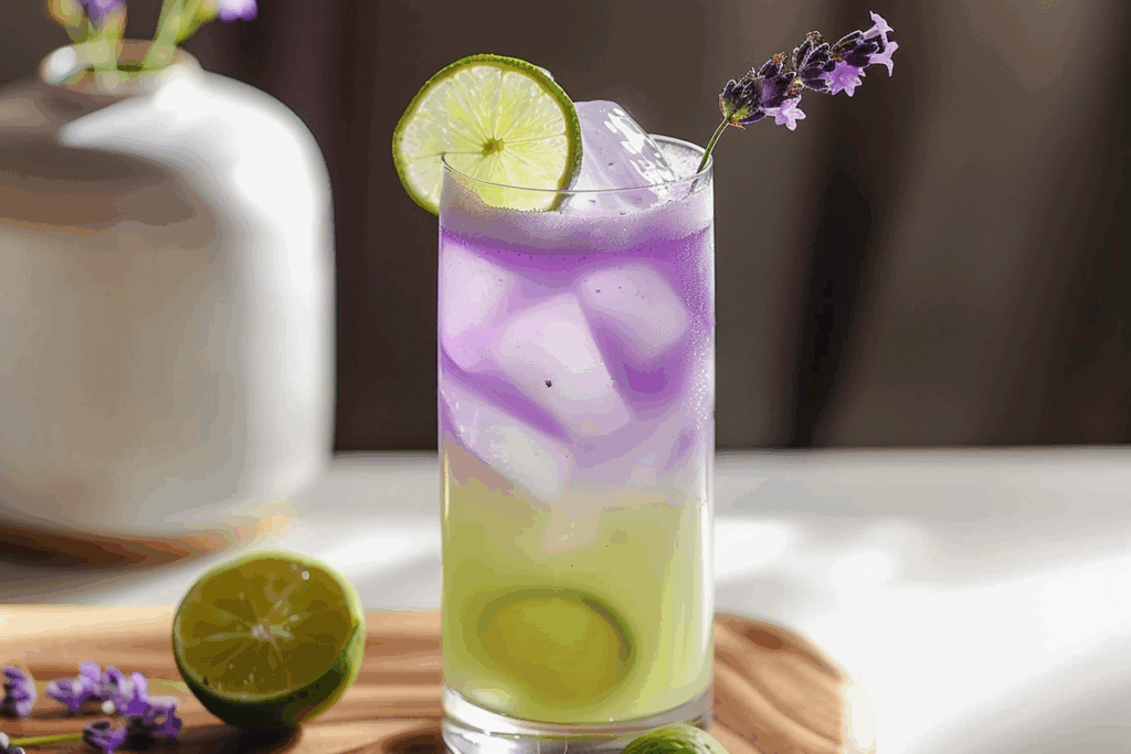 Viral Brazilian Lavender Lime Drink