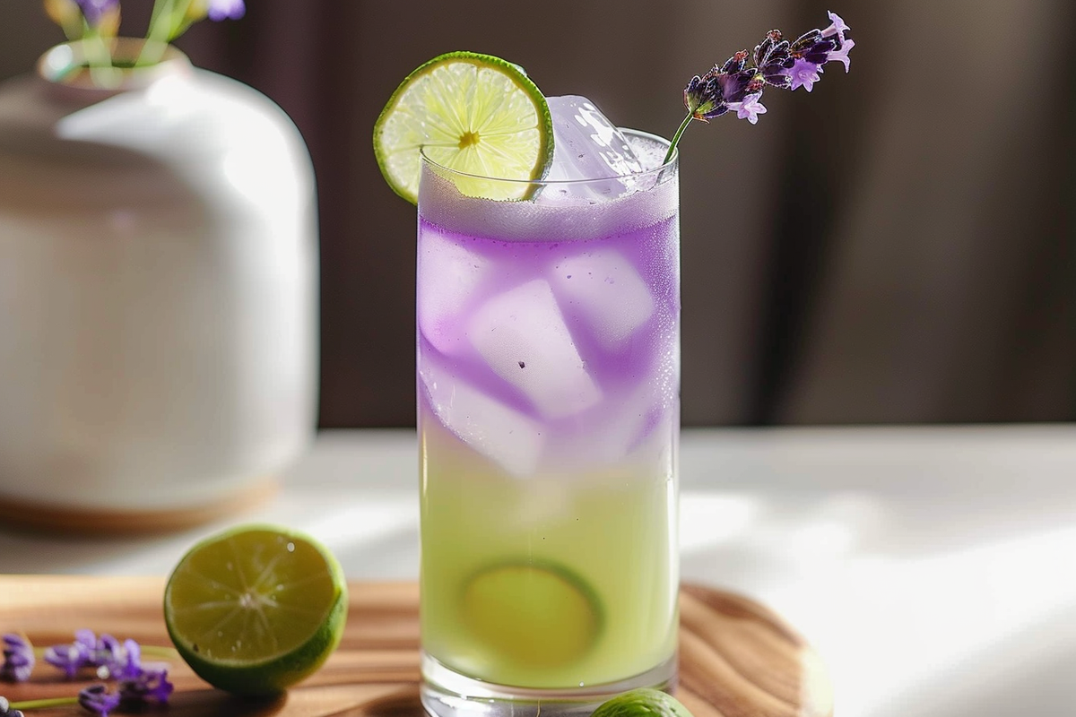 Viral Brazilian Lavender Lime Drink