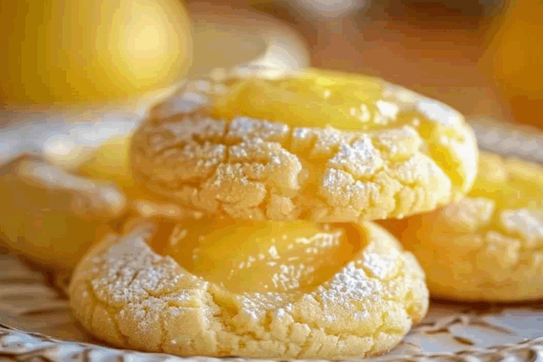 Lemon Curd Cookies