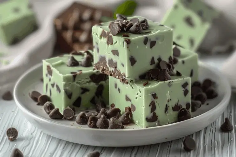 Mint Chocolate Chip Fudge