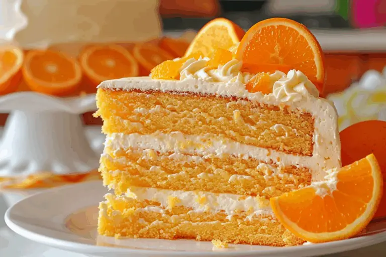 Orange Creamsicle Cake