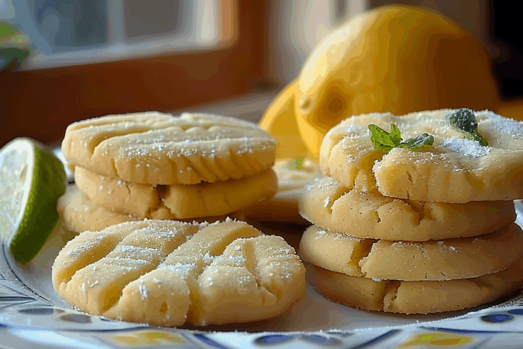 Lemon Shortbread Cookies
