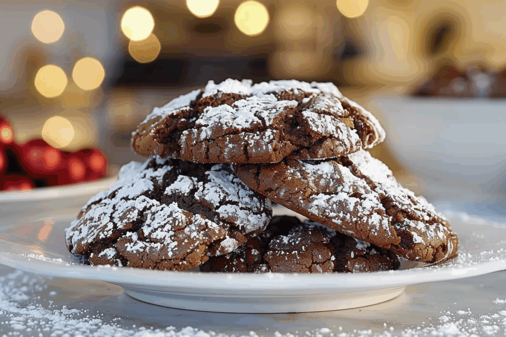 Chocolate Crinkle Cookies