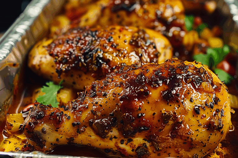 Mustard Baked Chicken with Chipotle