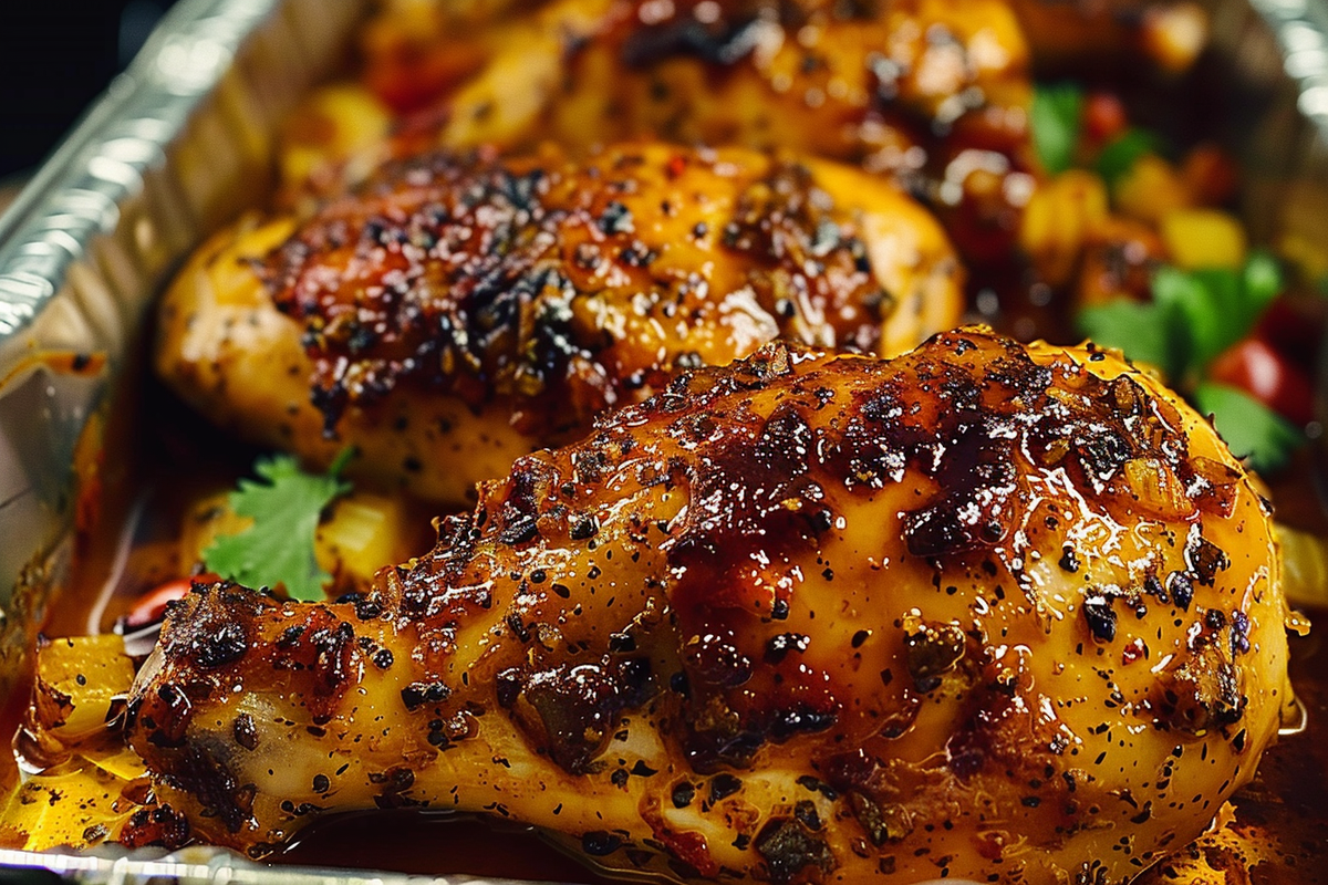 Mustard Baked Chicken with Chipotle