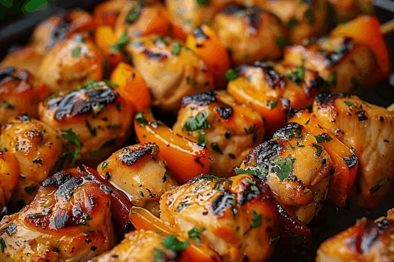 Marinated Chicken Skewers