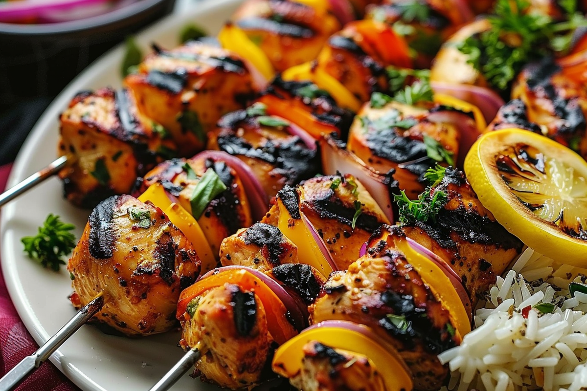 Persian Chicken Kabobs