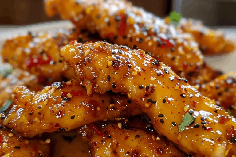 Spicy Honey Butter Garlic Chicken Tenders
