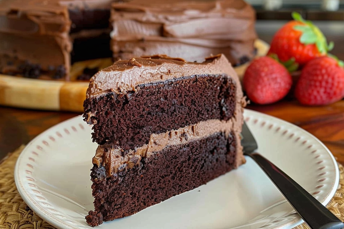 Easy Chocolate Buttermilk Cake