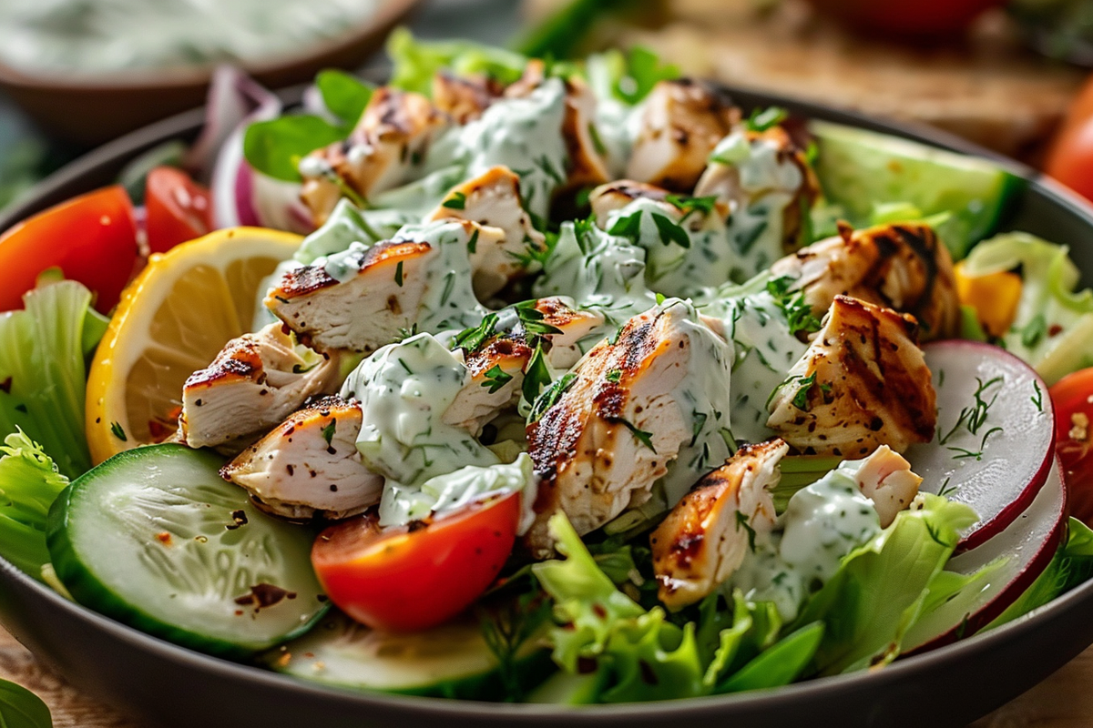Tzatziki Chicken Salad