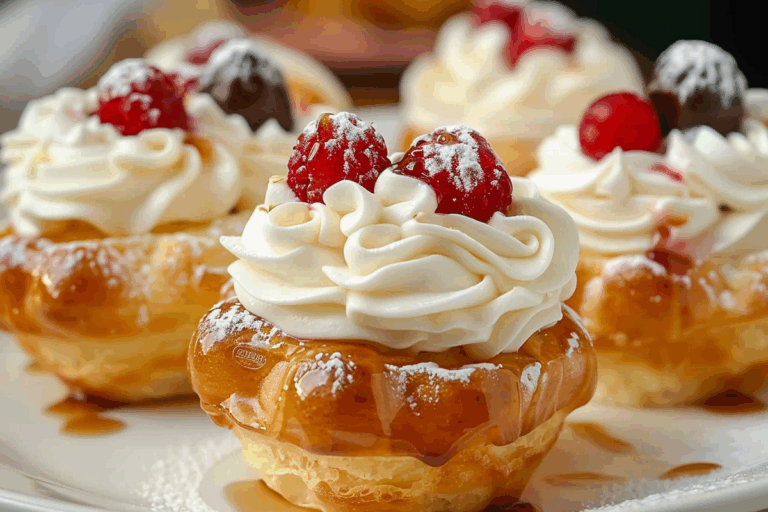 Fluffy Cream Puff Cupcakes