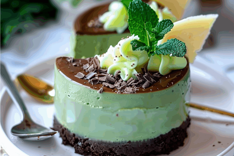 Mint Chocolate Fudge Cheesecake Cake