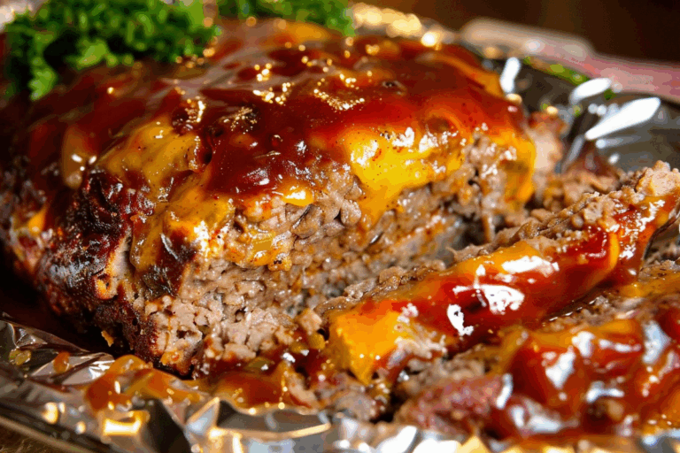Cheesy BBQ Meatloaf