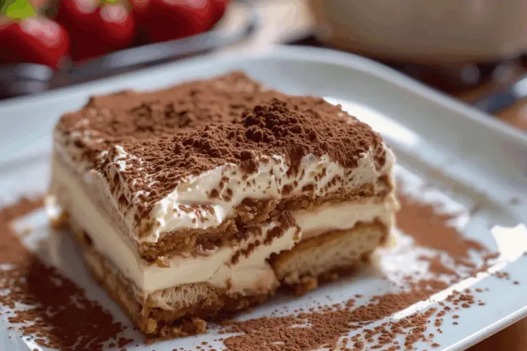 No-Bake Tiramisu No Egg No Flour No Oven