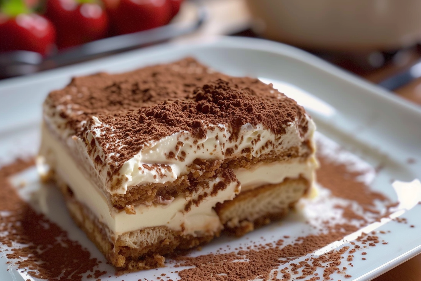 No-Bake Tiramisu No Egg No Flour No Oven