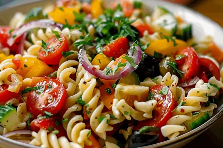 Pasta Salad with Homemade Dressing