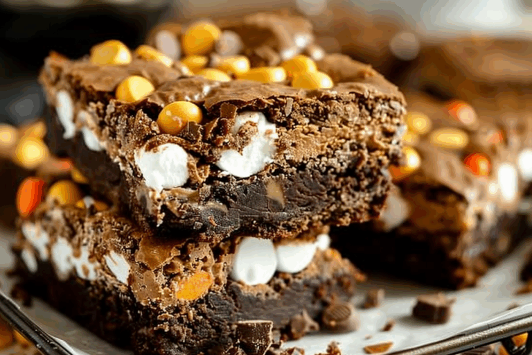 Reese’s Marshmallow Brownies