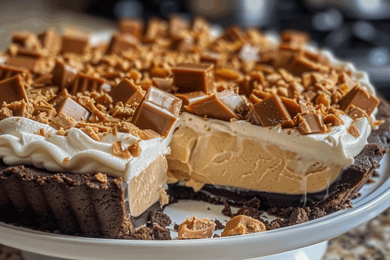 Reeses Peanut Butter Cream Pie