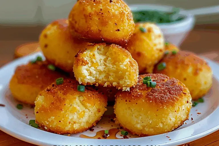 Honey Butter Cornbread Poppers