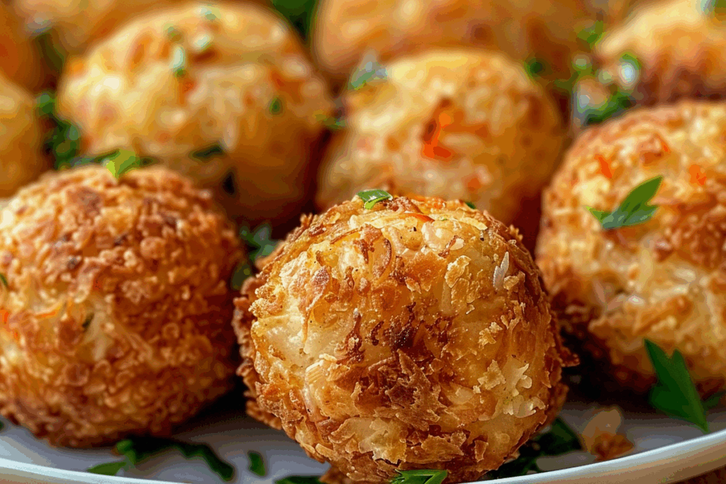 Crispy Cheesy Tuna Balls