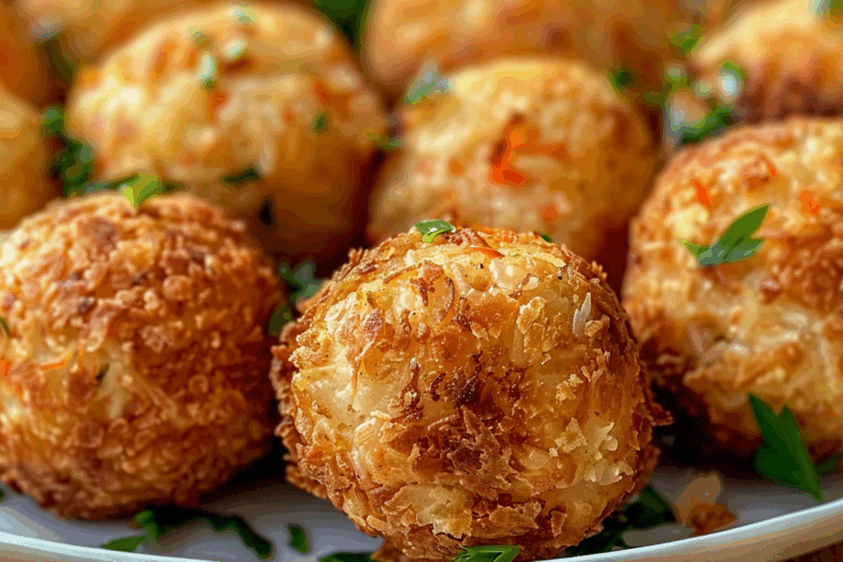 Crispy Cheesy Tuna Balls