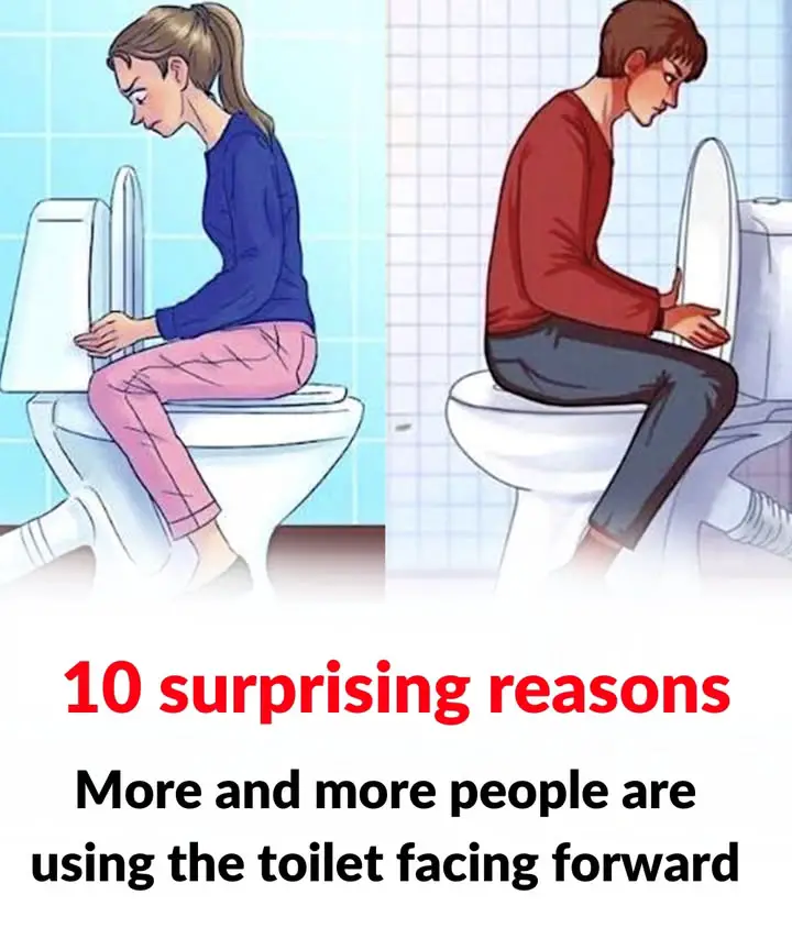 More And More People Are Using The Toilet Facing Forward