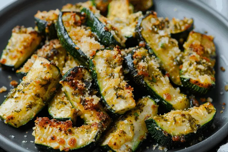 Air Fryer Zucchini with Parmesan