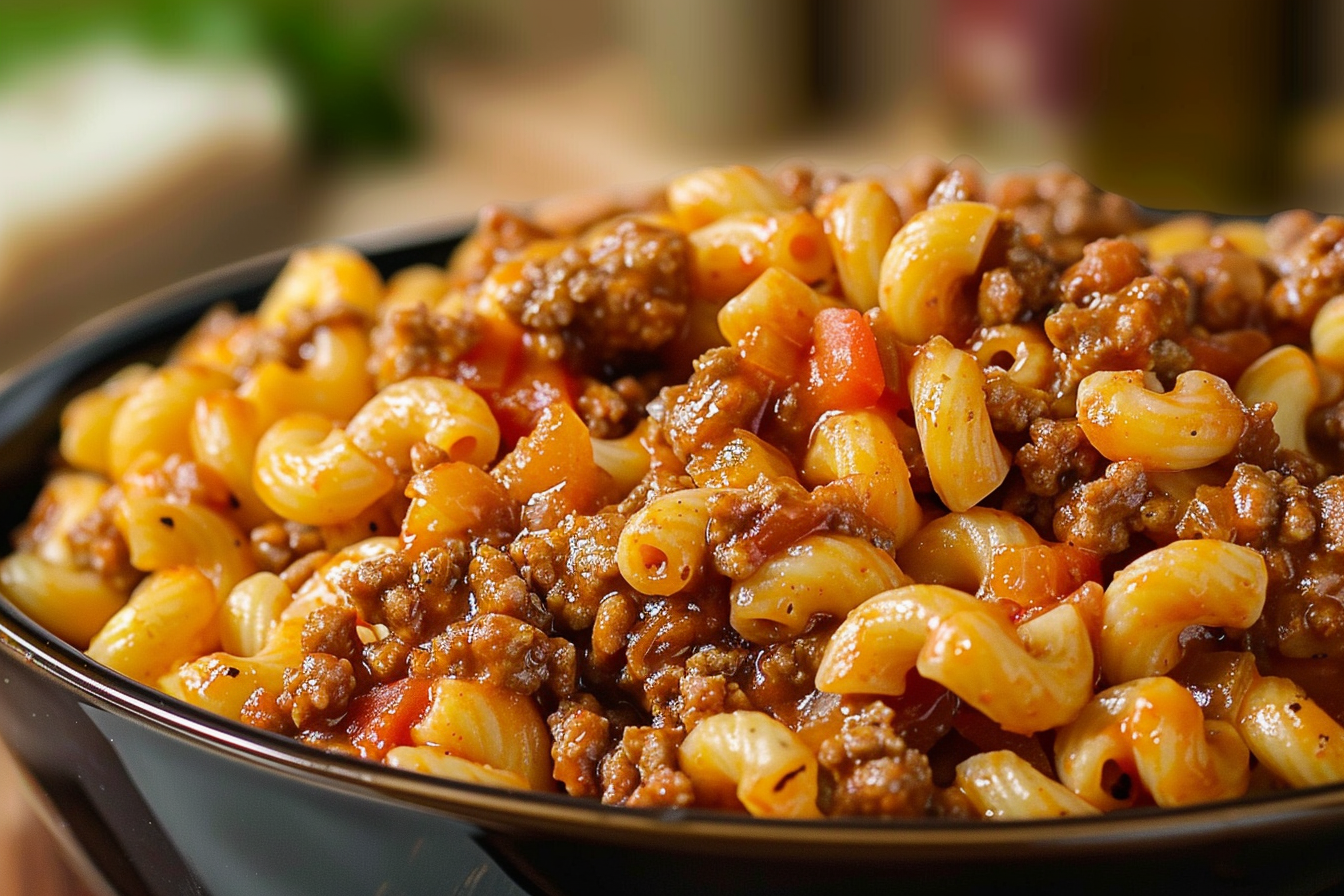 Ground Beef Macaroni Delight