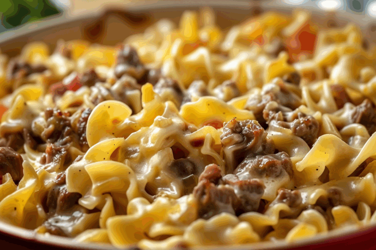 Creamy Beef Noodle Bake