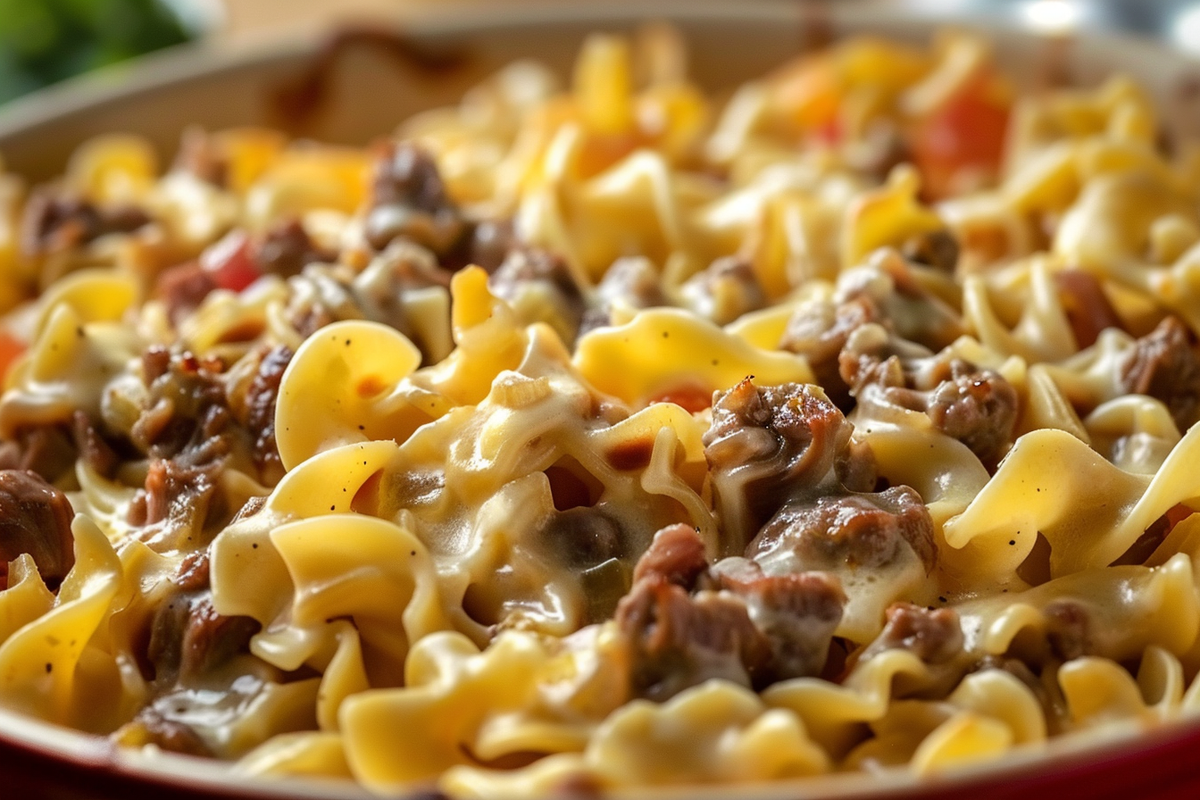 Creamy Beef Noodle Bake