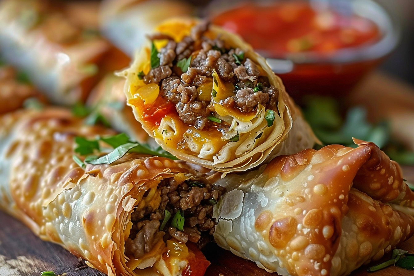 Cheesesteak Eggrolls