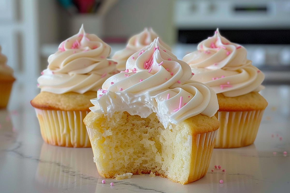 Copycat Magnolia Bakery Vanilla Cupcakes