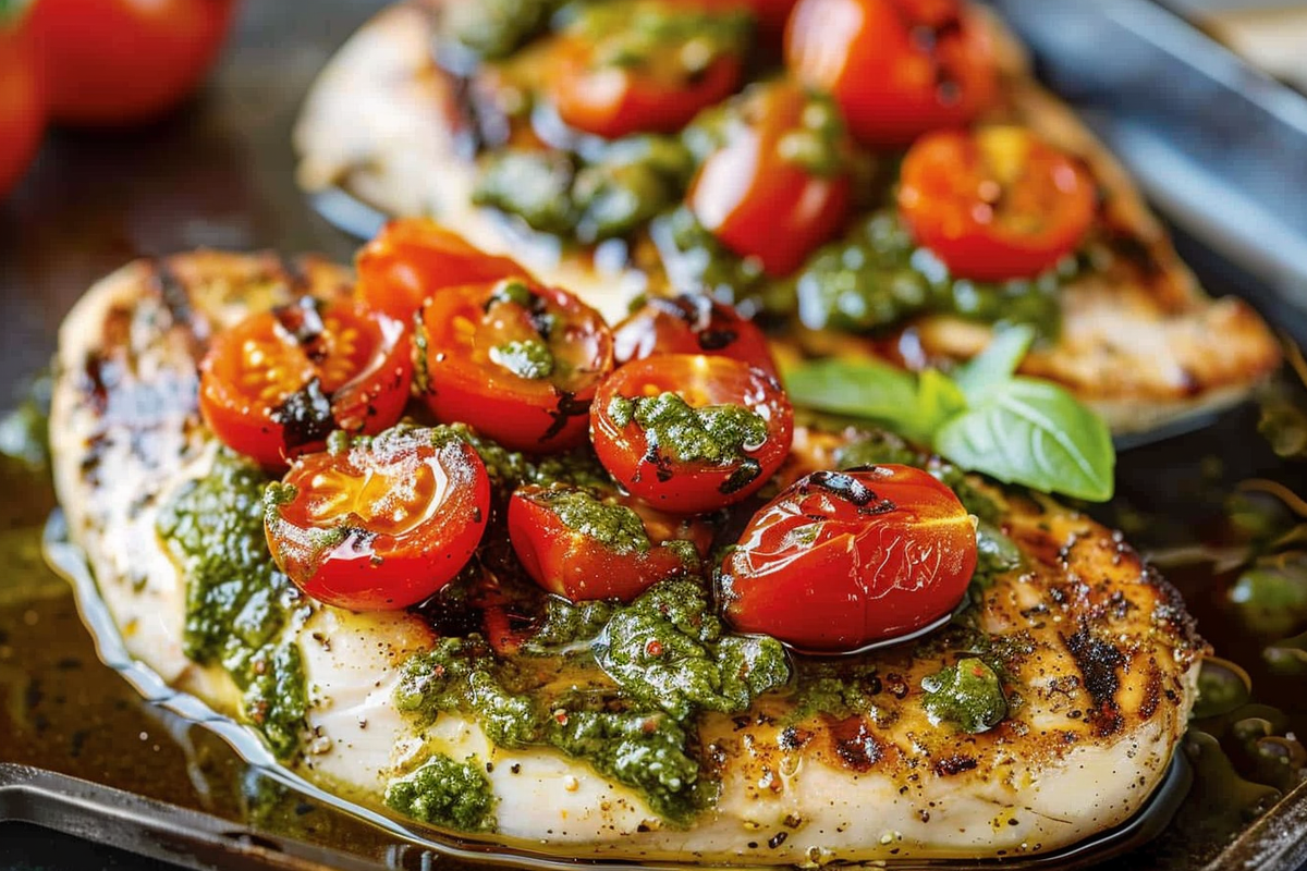 Pesto Bruschetta Chicken