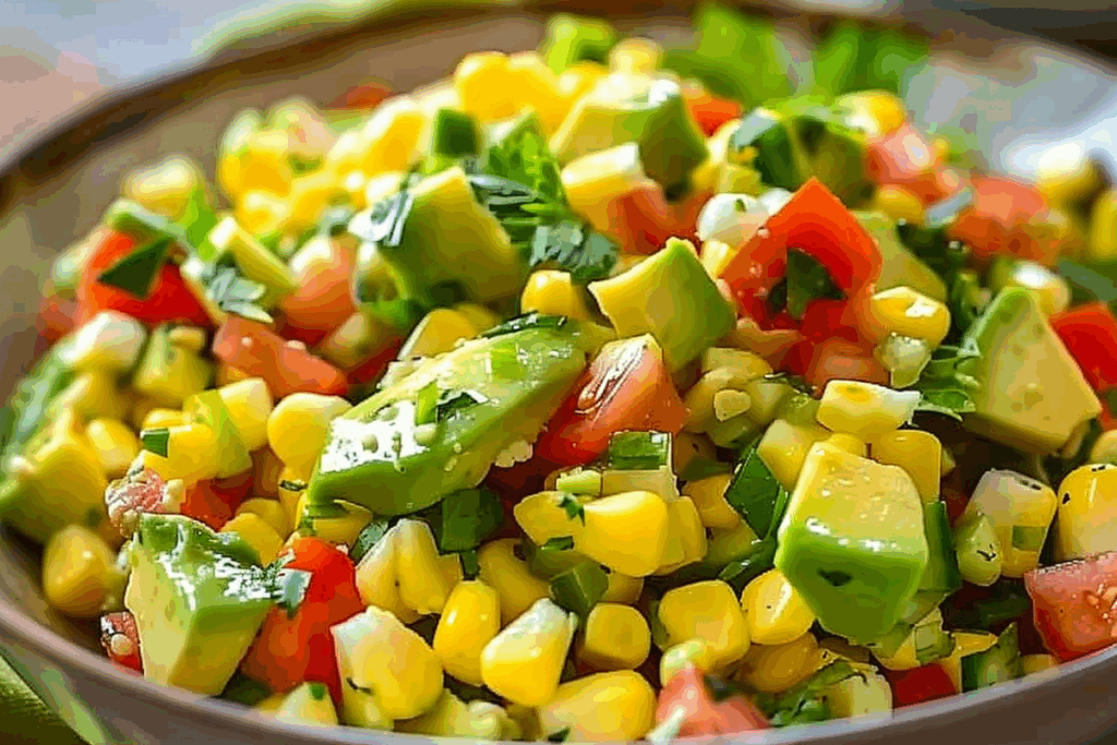 Summer Corn Salad with Avocado