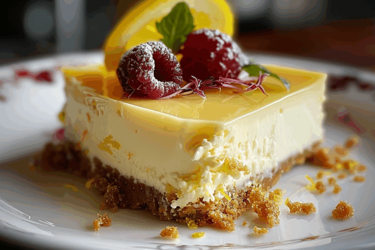 Luscious Lemon Cheesecake