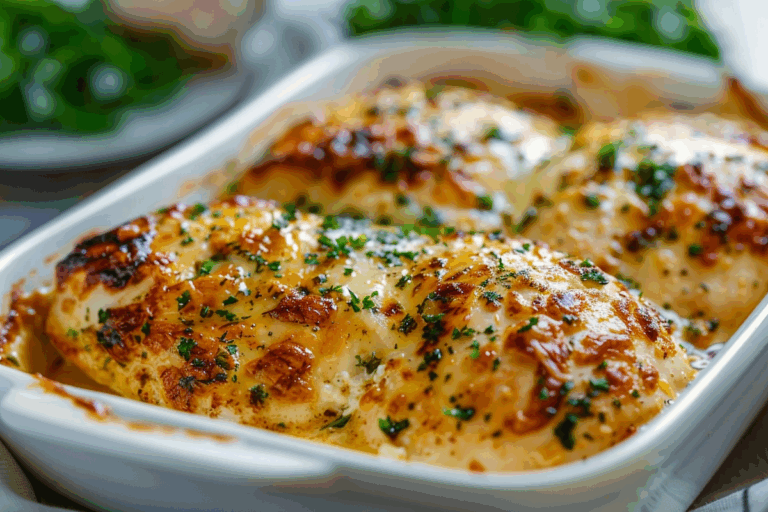 Creamy Caesar Baked Chicken