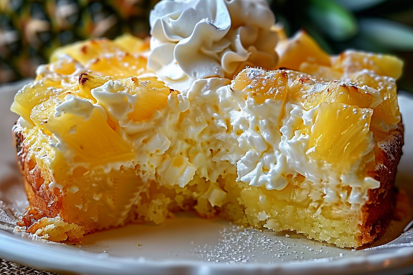 Juicy Pineapple Heaven Cake