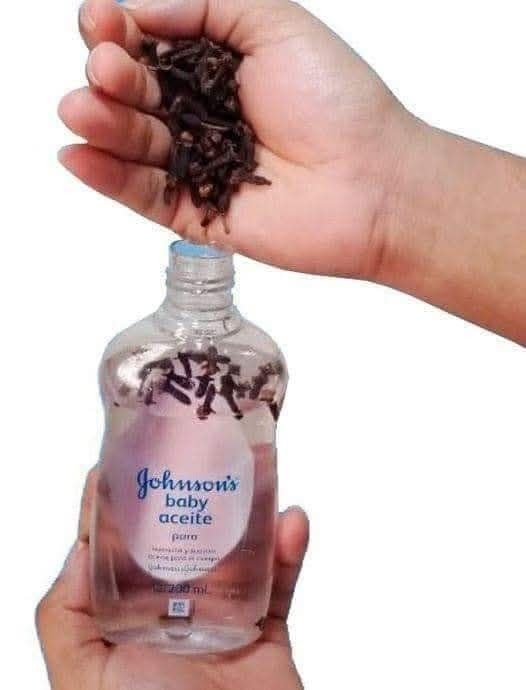 Mix Baby Oil With Cloves