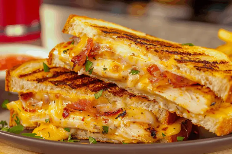 Cheddar Bacon Ranch Chicken Melt