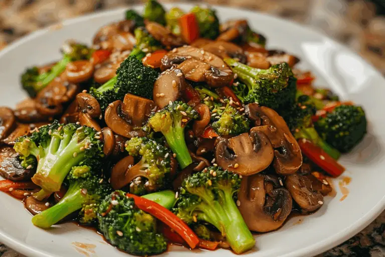 Broccoli and Mushroom Stir-Fry