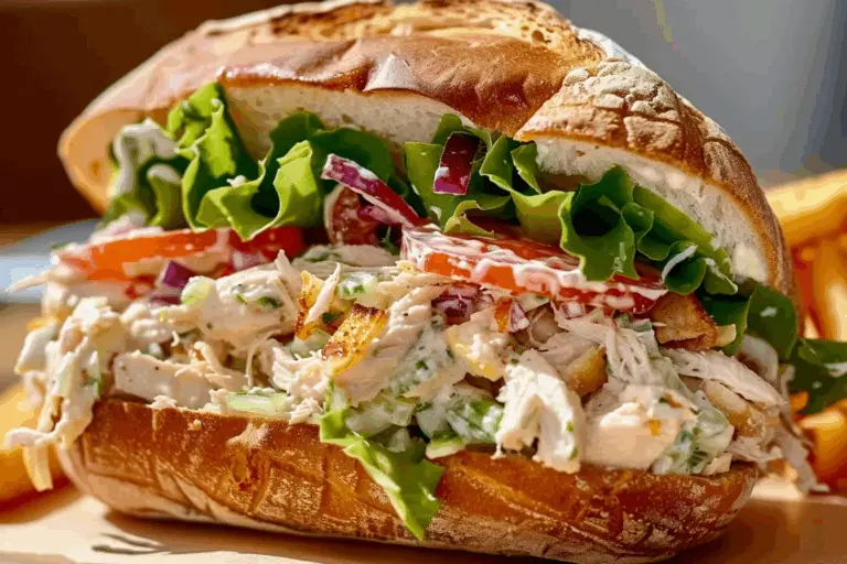 Bacon Ranch Chicken Salad Sandwich
