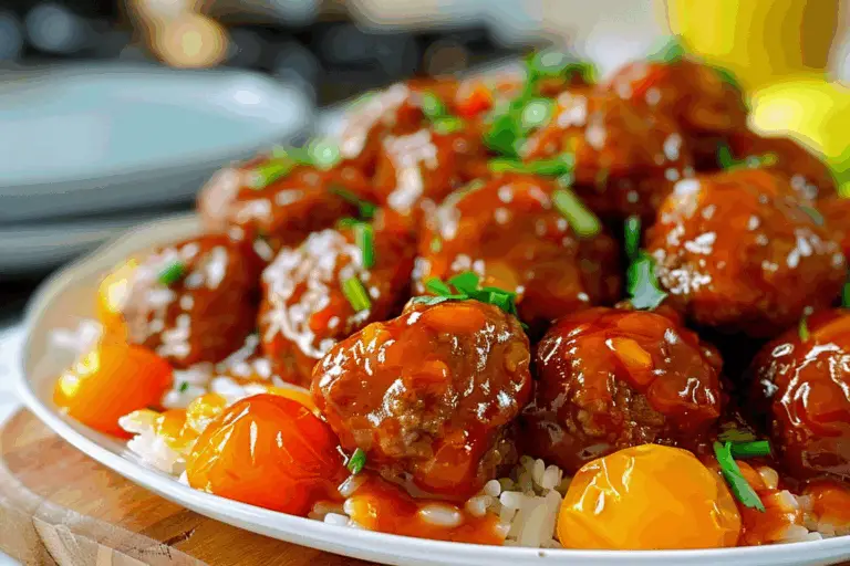 Sweet and Sour Meatballs