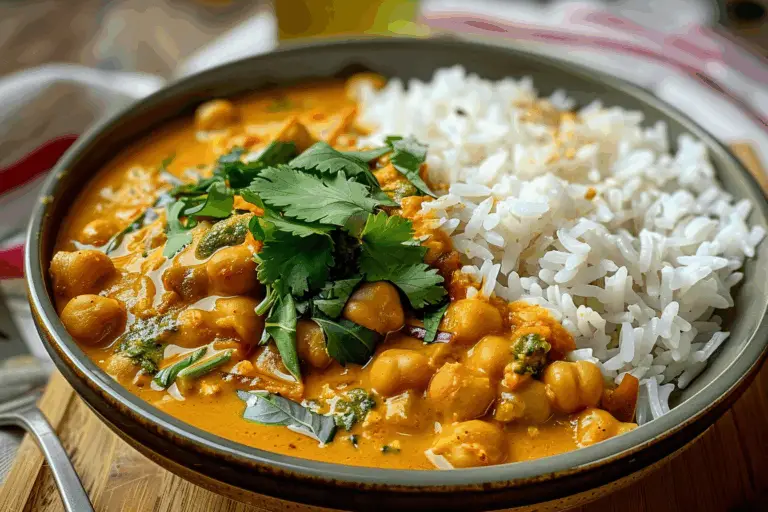 Chickpea Curry with Coconut Milk