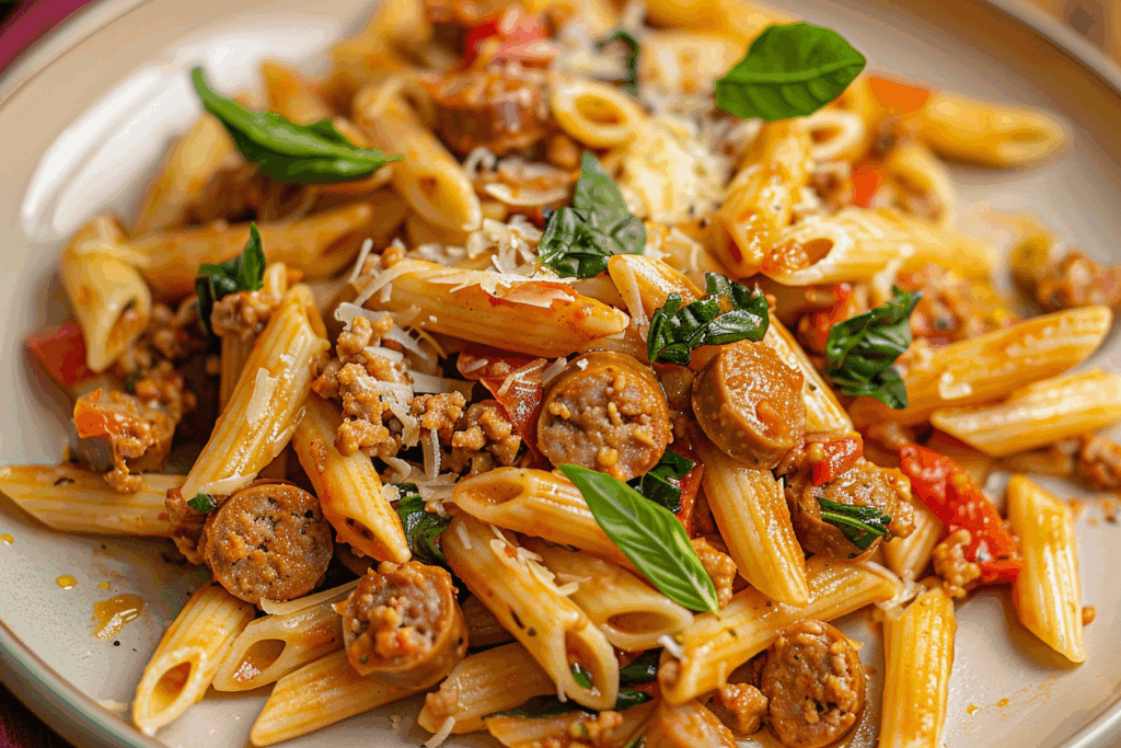 Italian Sausage Penne Pasta