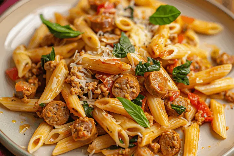 Italian Sausage Penne Pasta